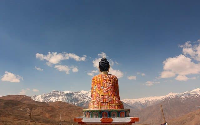Spiti Valley buddha statue